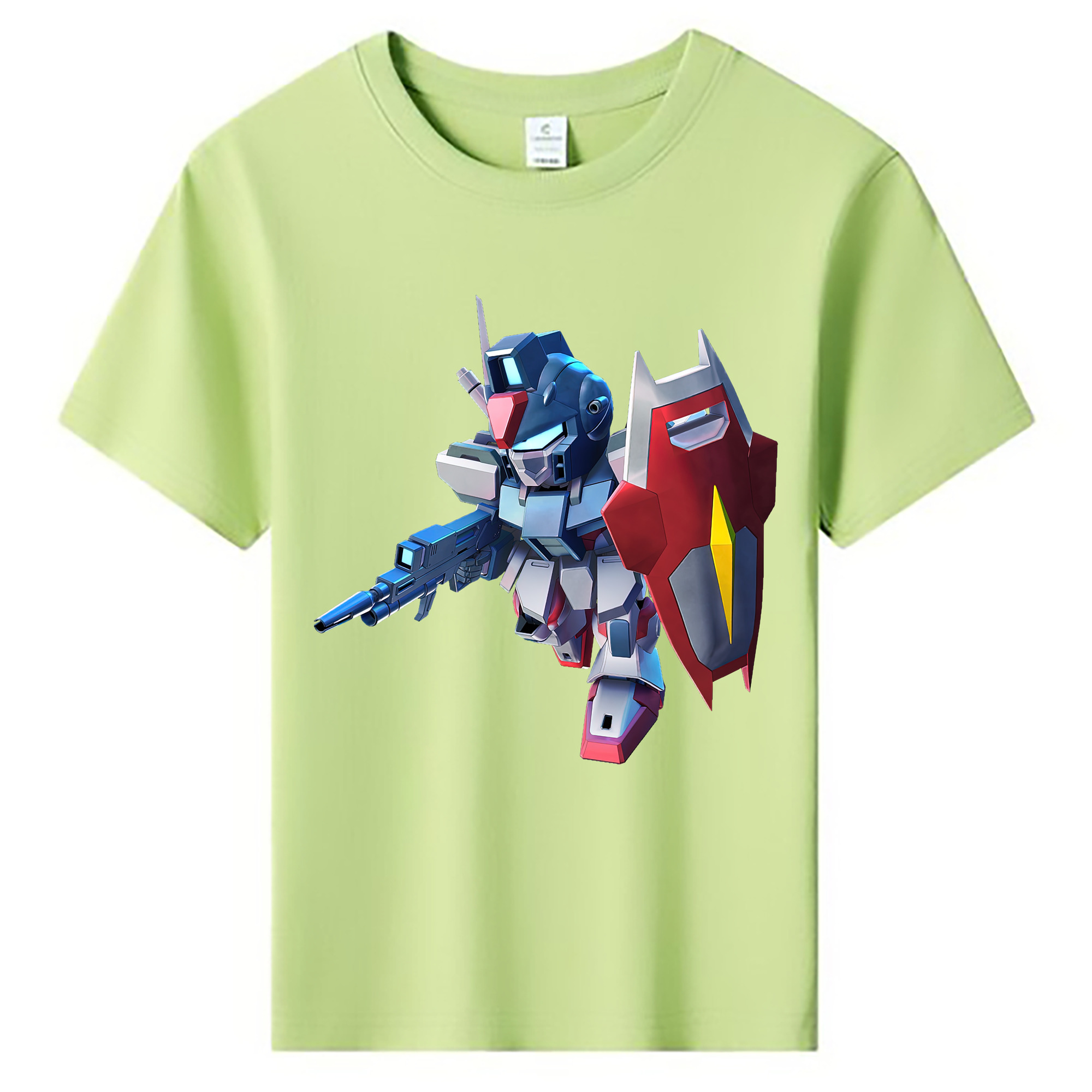 （画像用） 機動戦士ガンダム Mobile Suit Gundam 綿100％キッズTシャツ（フロントプリント）